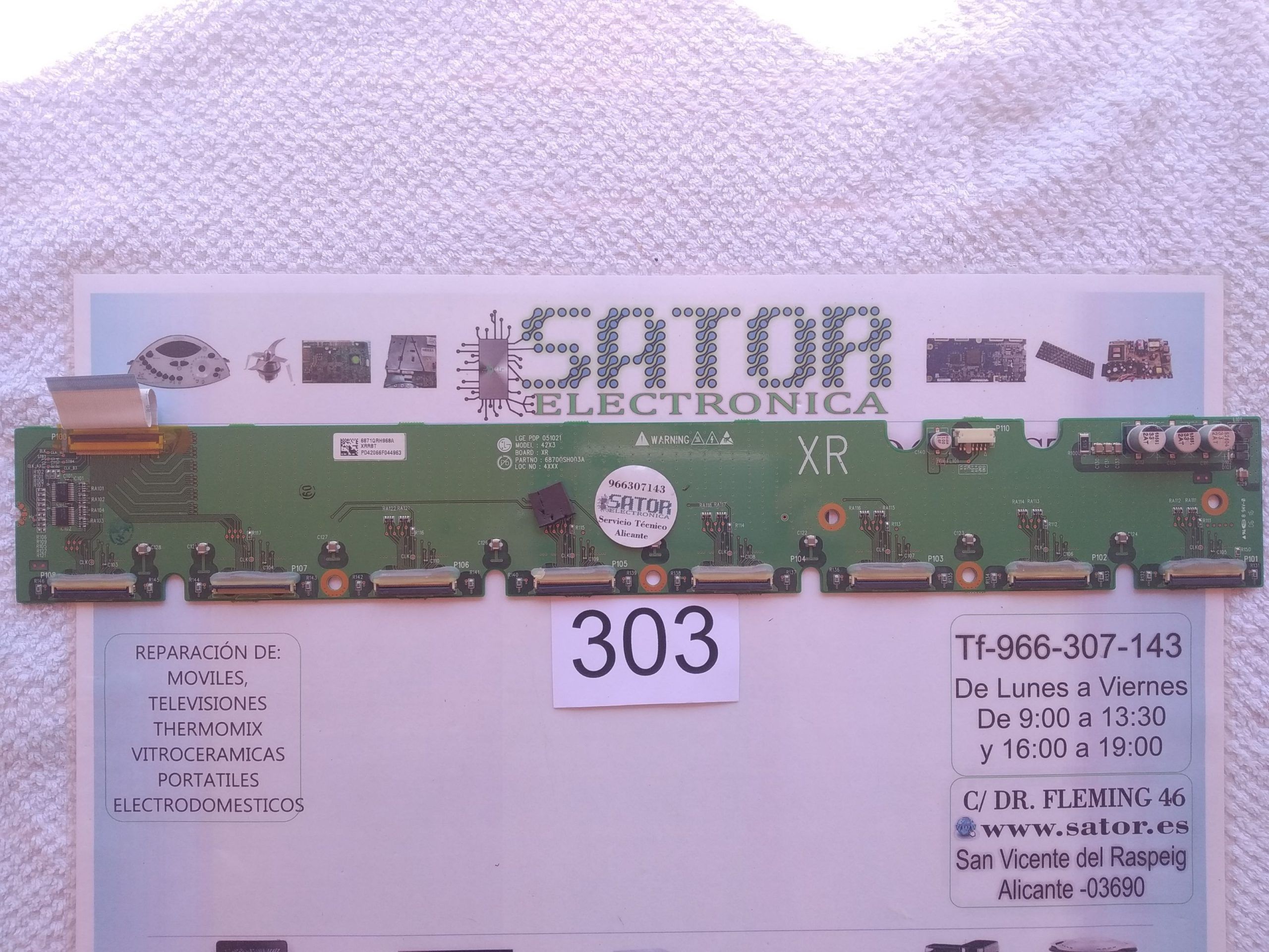 Placa Buffer Board Xr 6871qrh968a (LGE Pdp 051021)