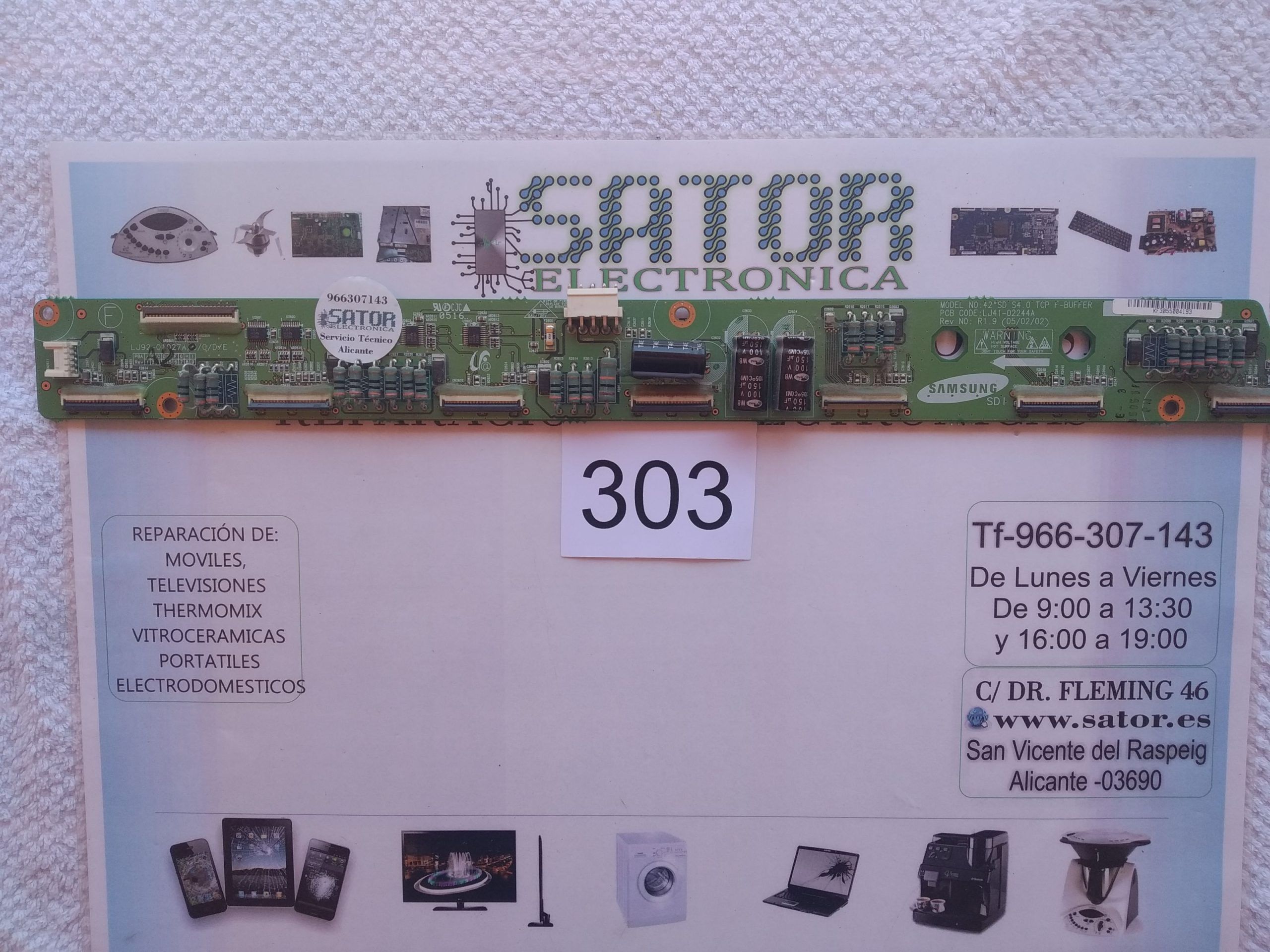 Placa Buffer Board Lj41-02244a (LJ92-01027A)