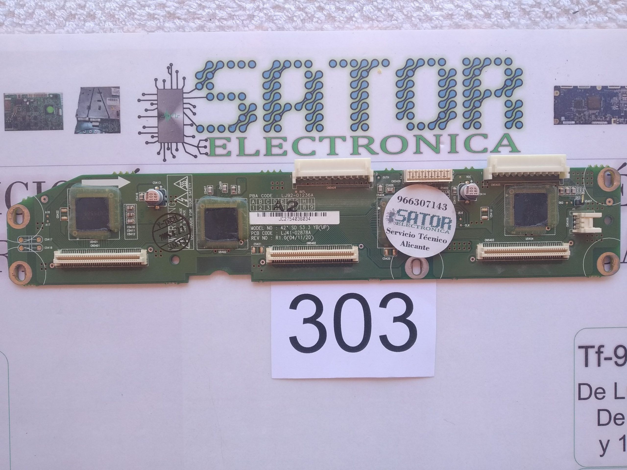 Placa Buffer Board Lj41-02878a (LJ92-01236A)