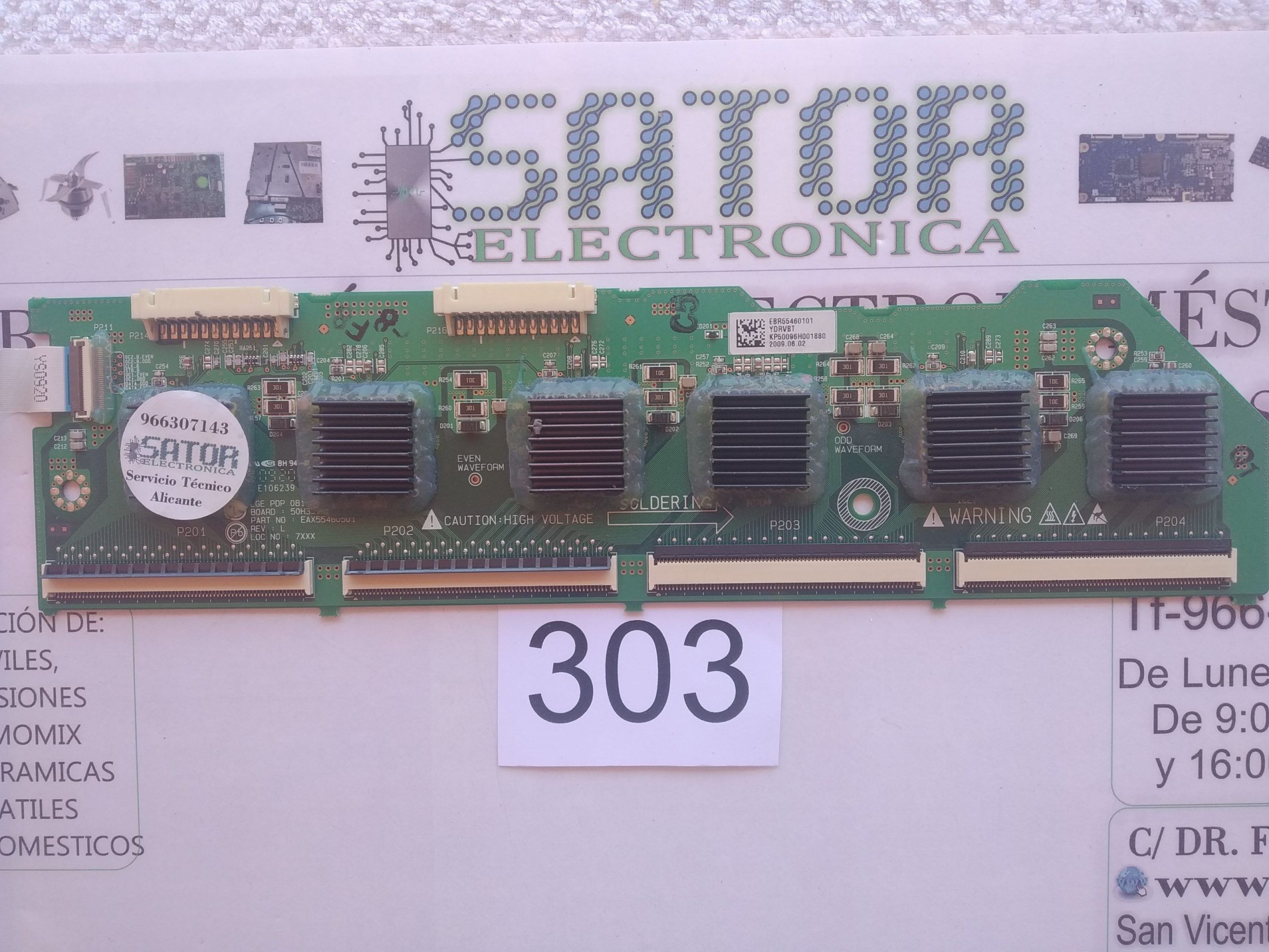 Placa Buffer Board Ydrvbt Ebr55460101 Eax55460501