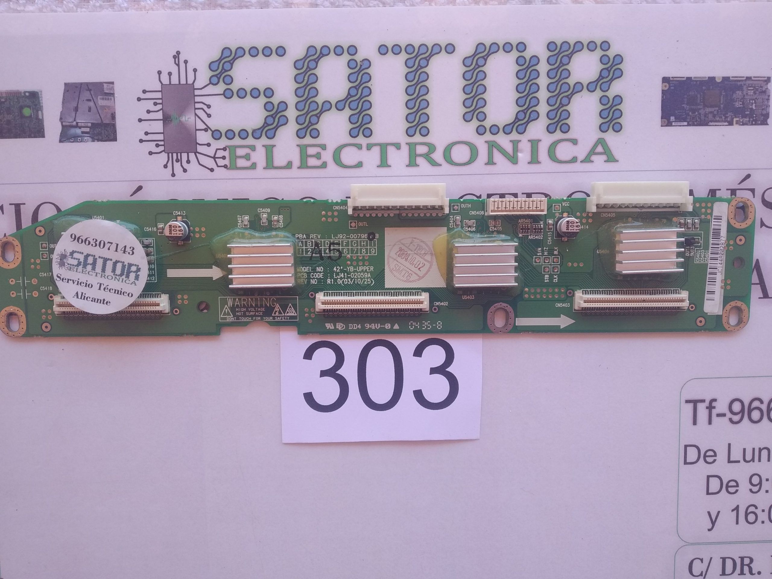 Placa Buffer Board Lj41-02059a (LJ92-007960B)