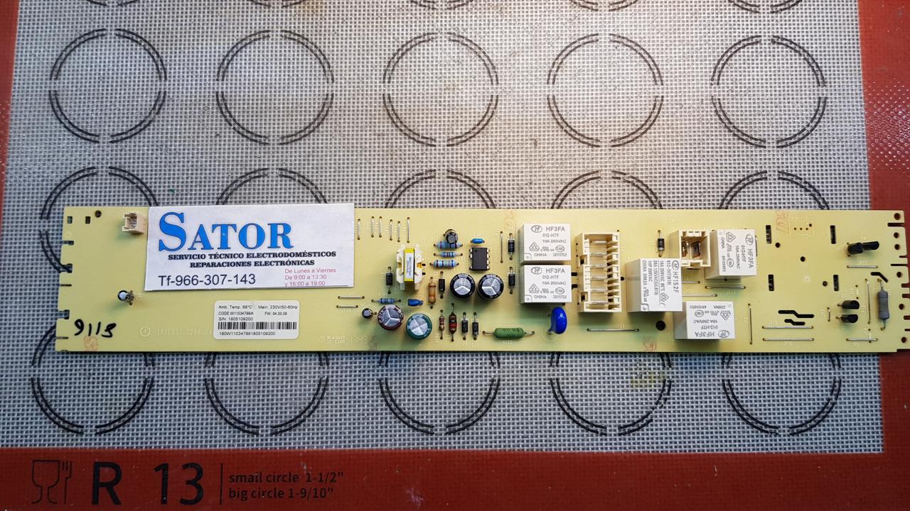 Reparar Circuito W11034799 Indesit 0266.04