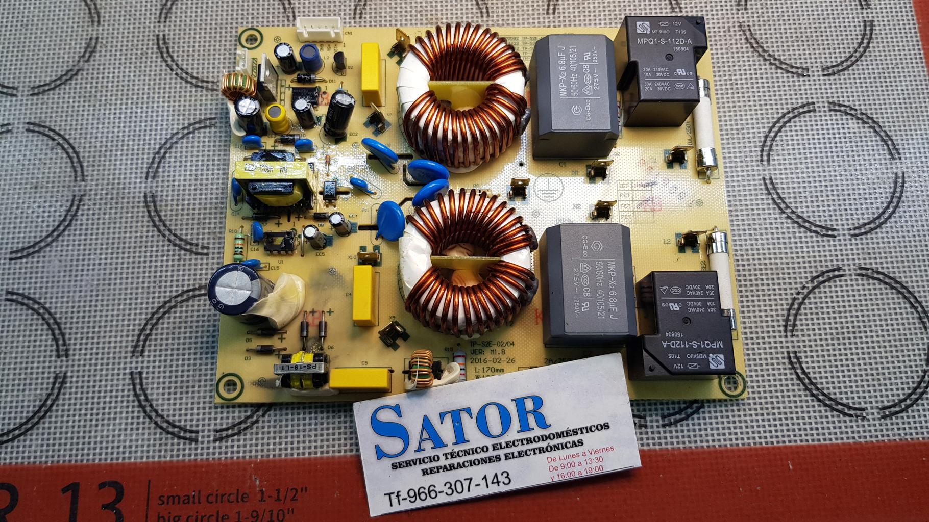 Reparar Circuito Tp-S2e-02-04 Inducción Dg81-01424a