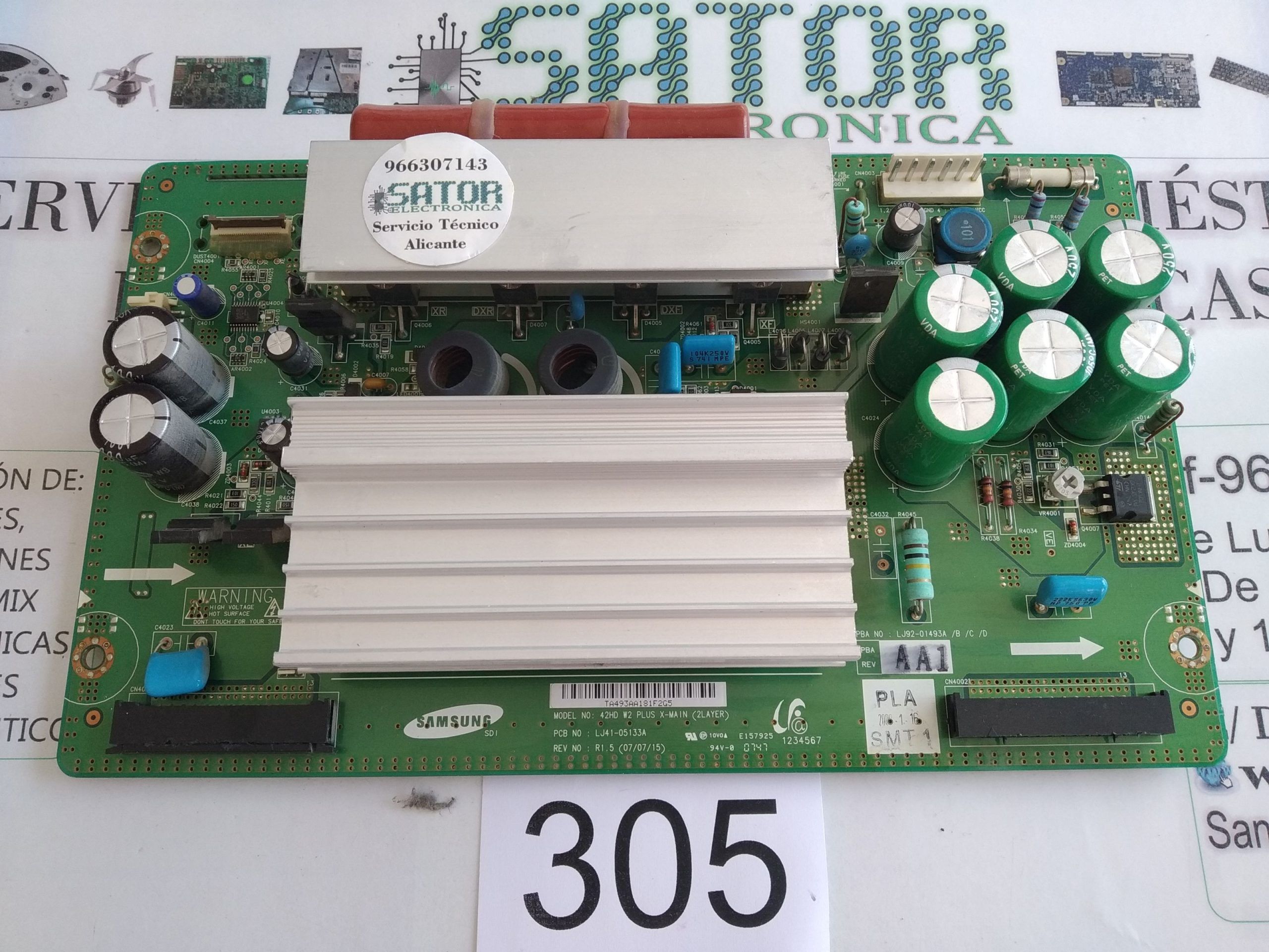 Placa X-Main O Xsus Lj92-01493a (LJ41-05133A)