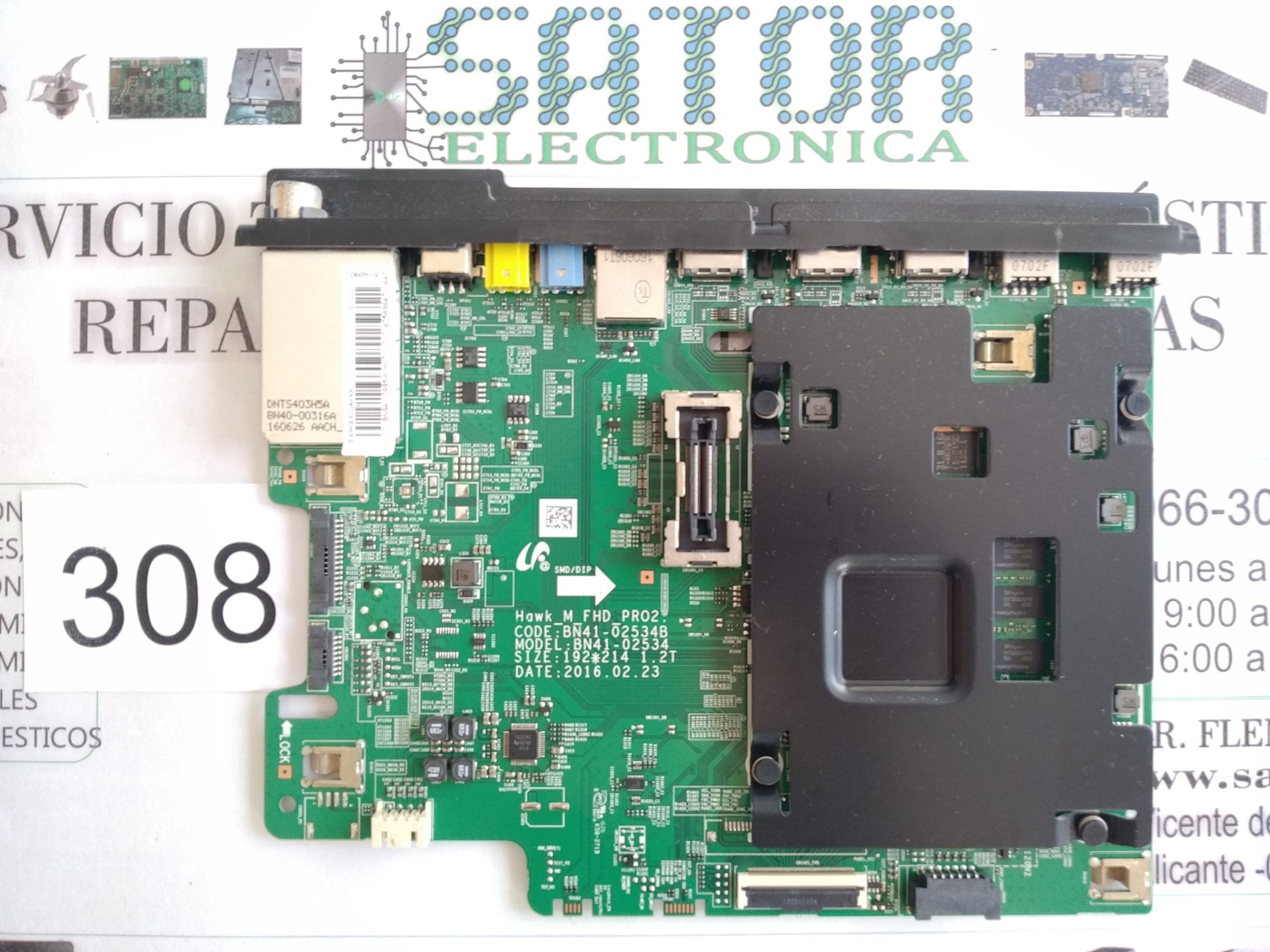 Placa Main Bn41-02534b Con Sintonizador Bn40-00316a