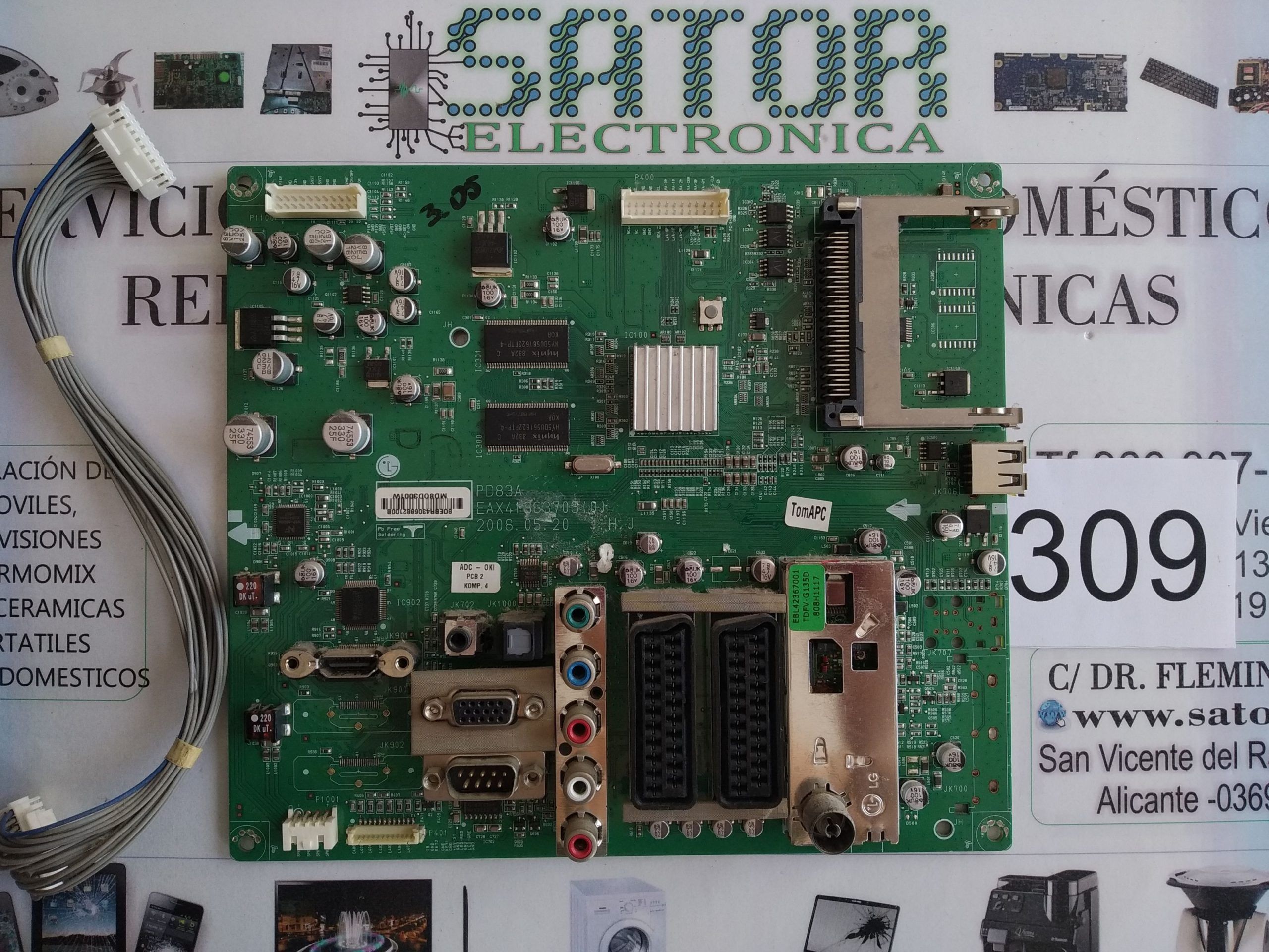 Placa Main Eax41363703(0) Sintonizador Ebl42367001