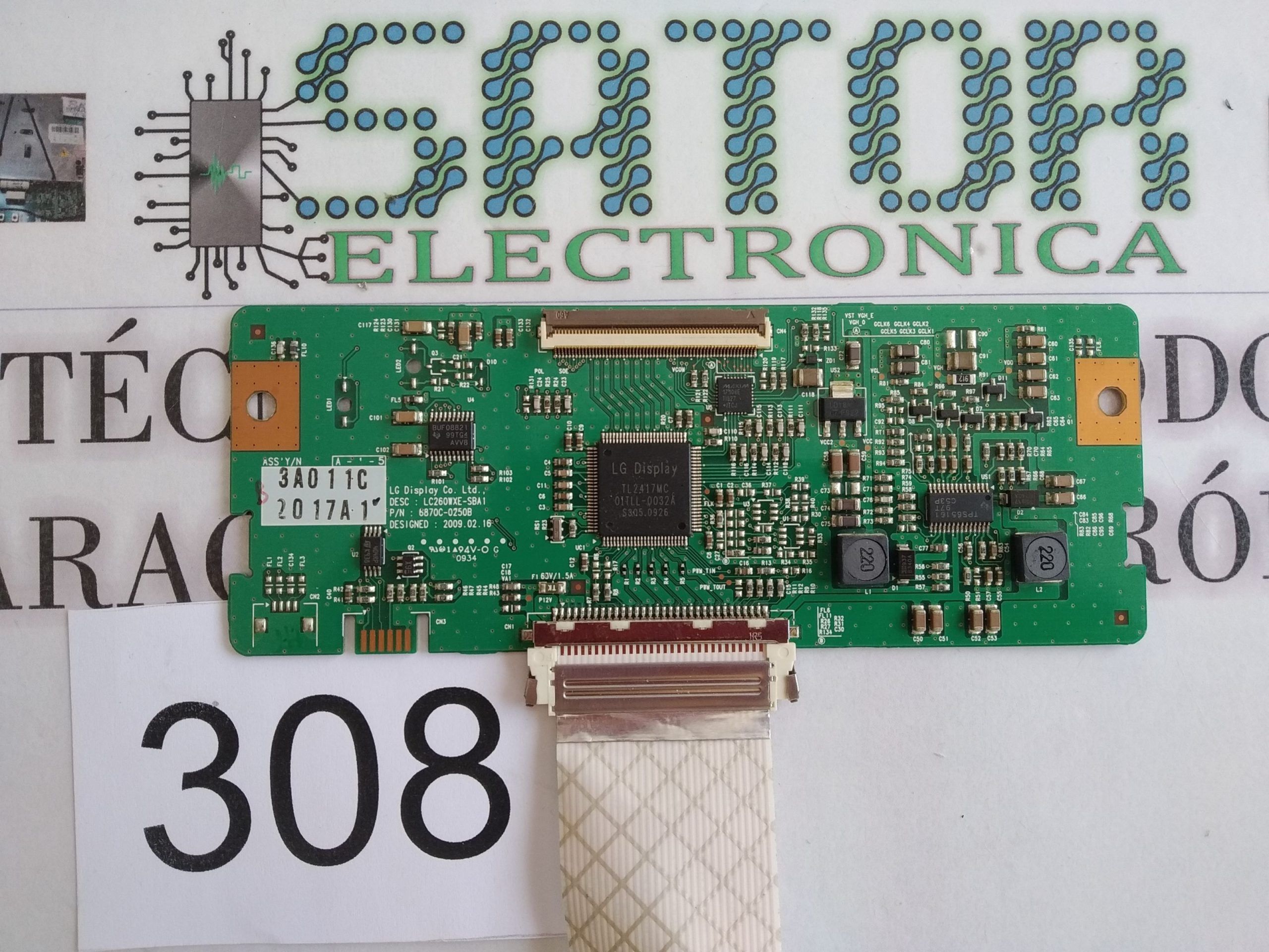 Placa T-Con Lc260wxe-Sba1 6870c-0250b