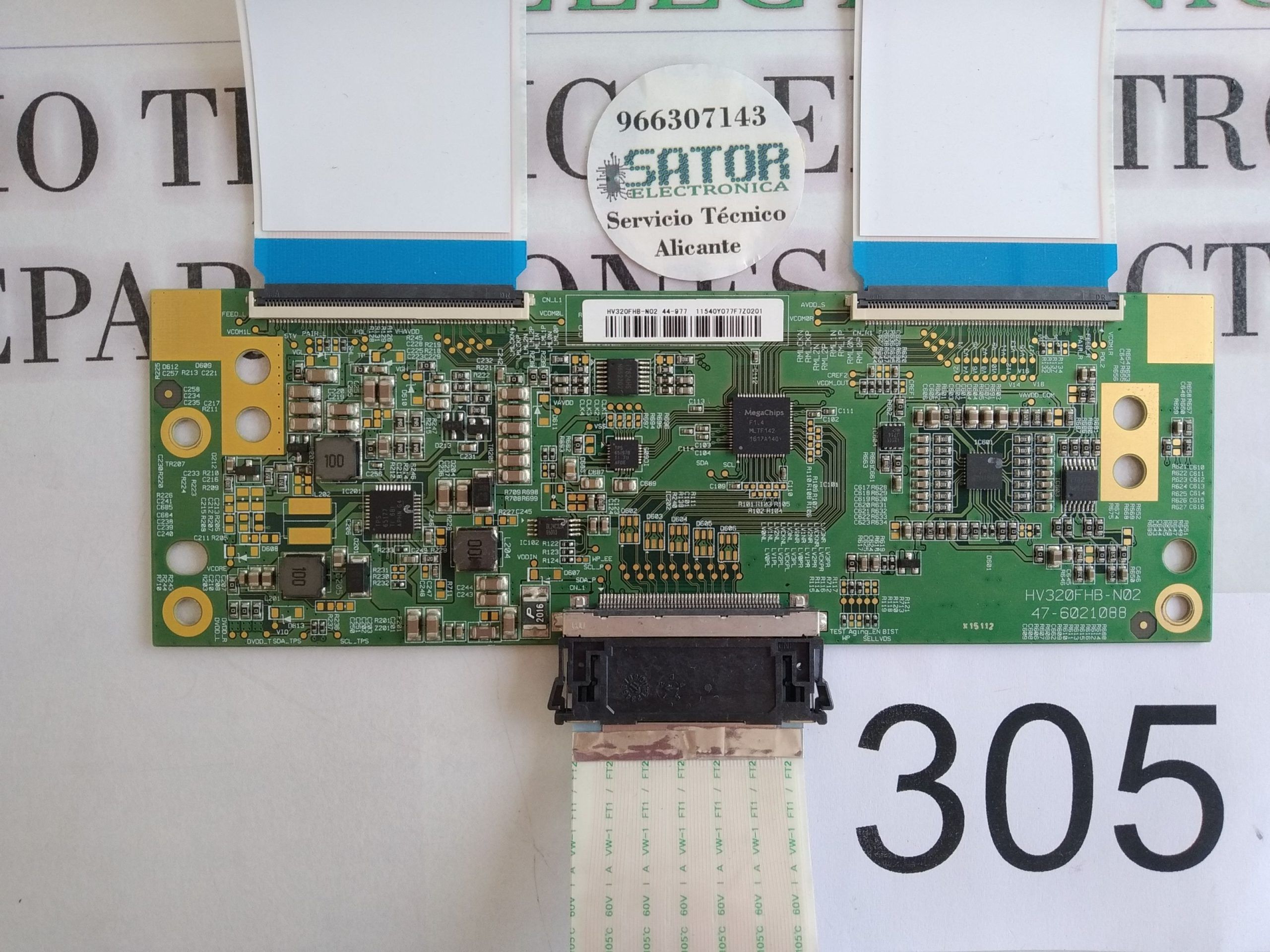 Placa T-Com Hv320fhb-N02 (47-6021088)