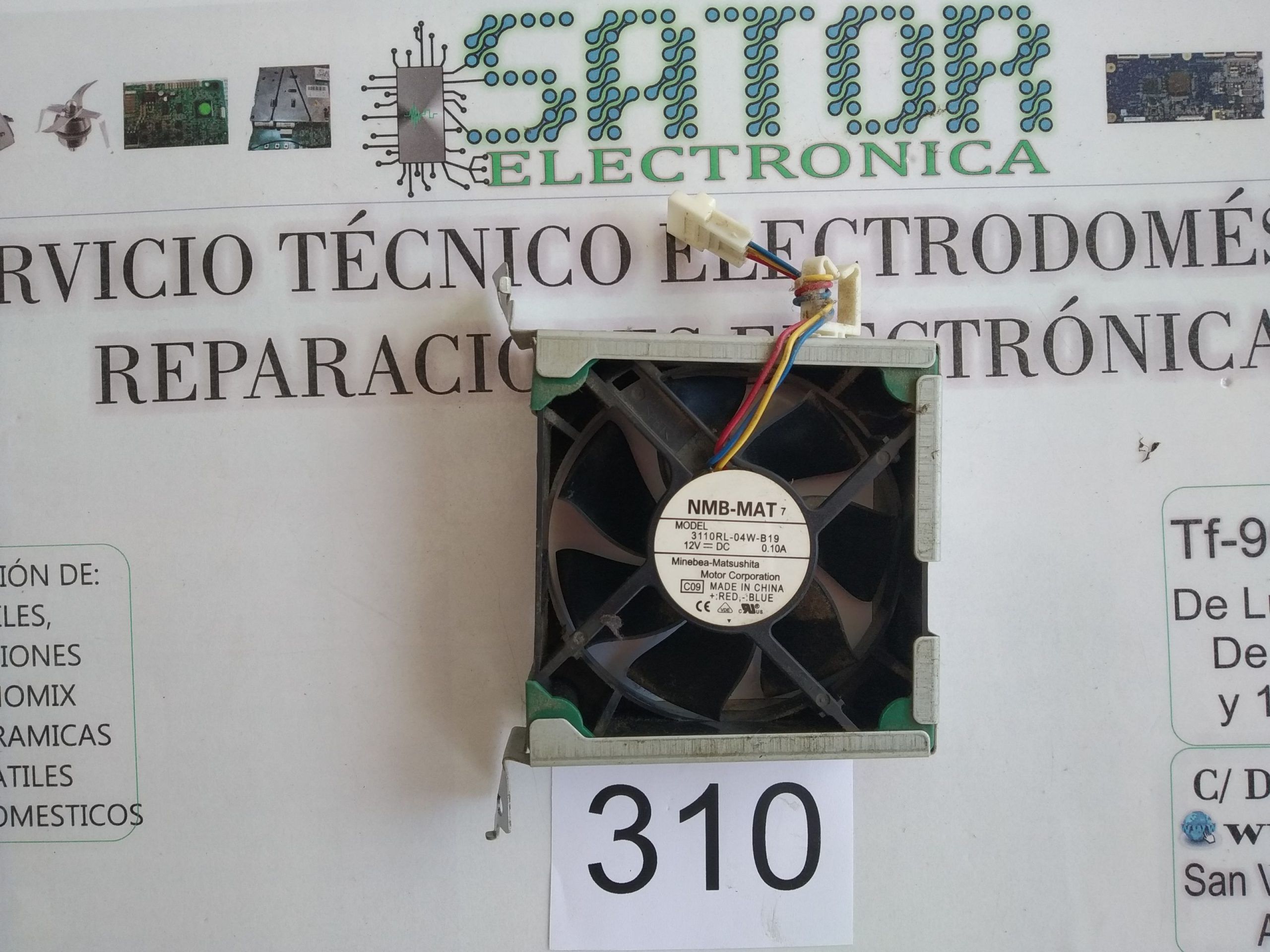 Ventilador Nmb-Mat 3110rl-04w-B19