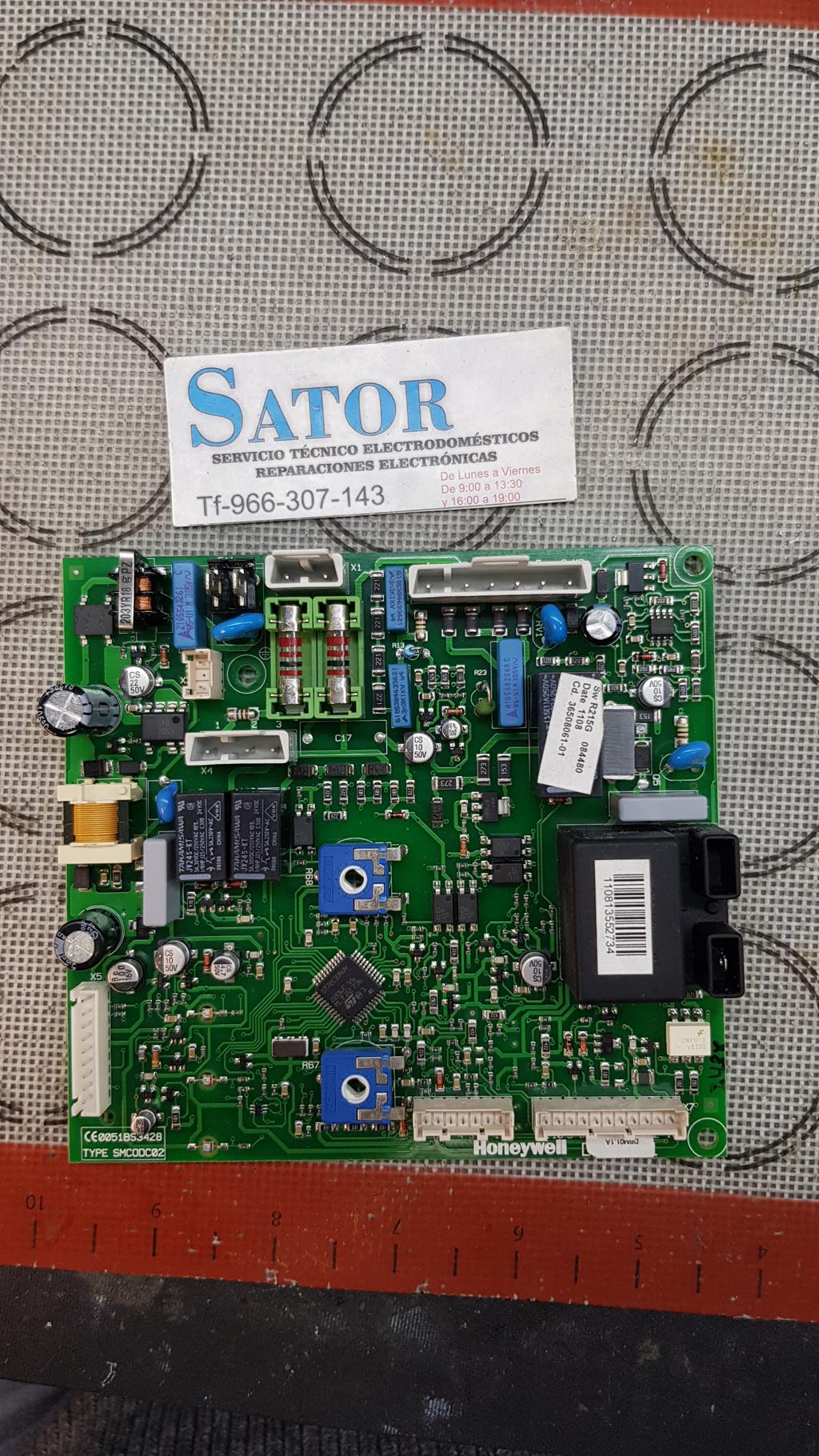 Reparar Circuito Smc0dc02 Honeywell Caldera Ferroli