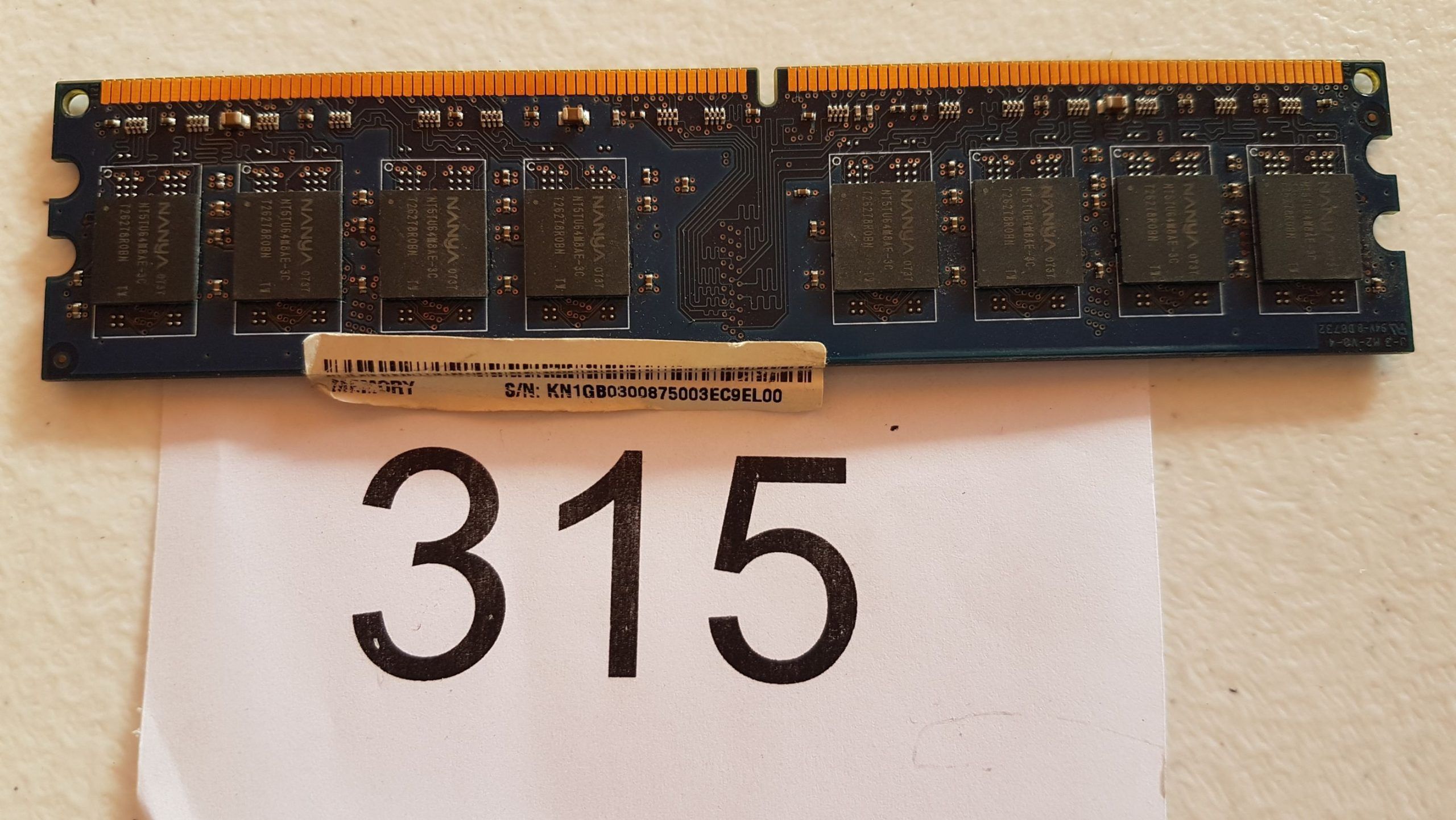Tarjeta Memoria Ram Ddr2 Nanya Nt5tu64m8ae-3c