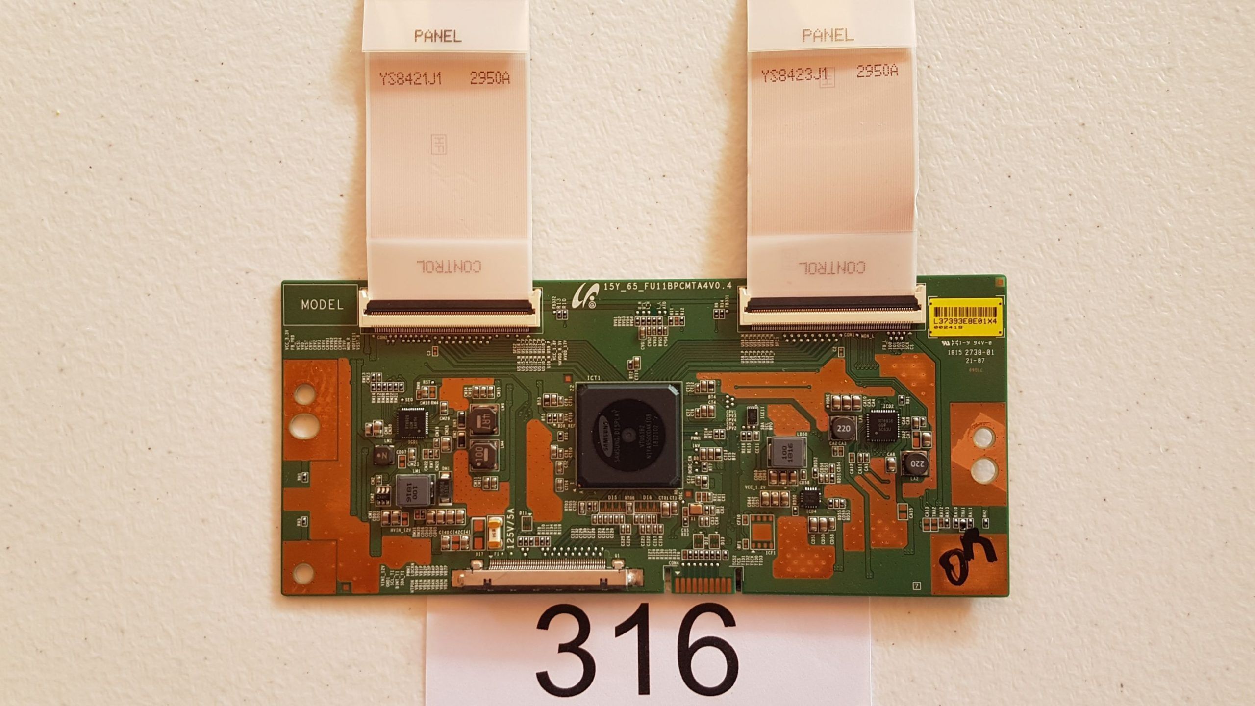 Placa T-Com 15y_65_Fu11bpcmta4v0.3 Y Cable Flex Ys8421j1