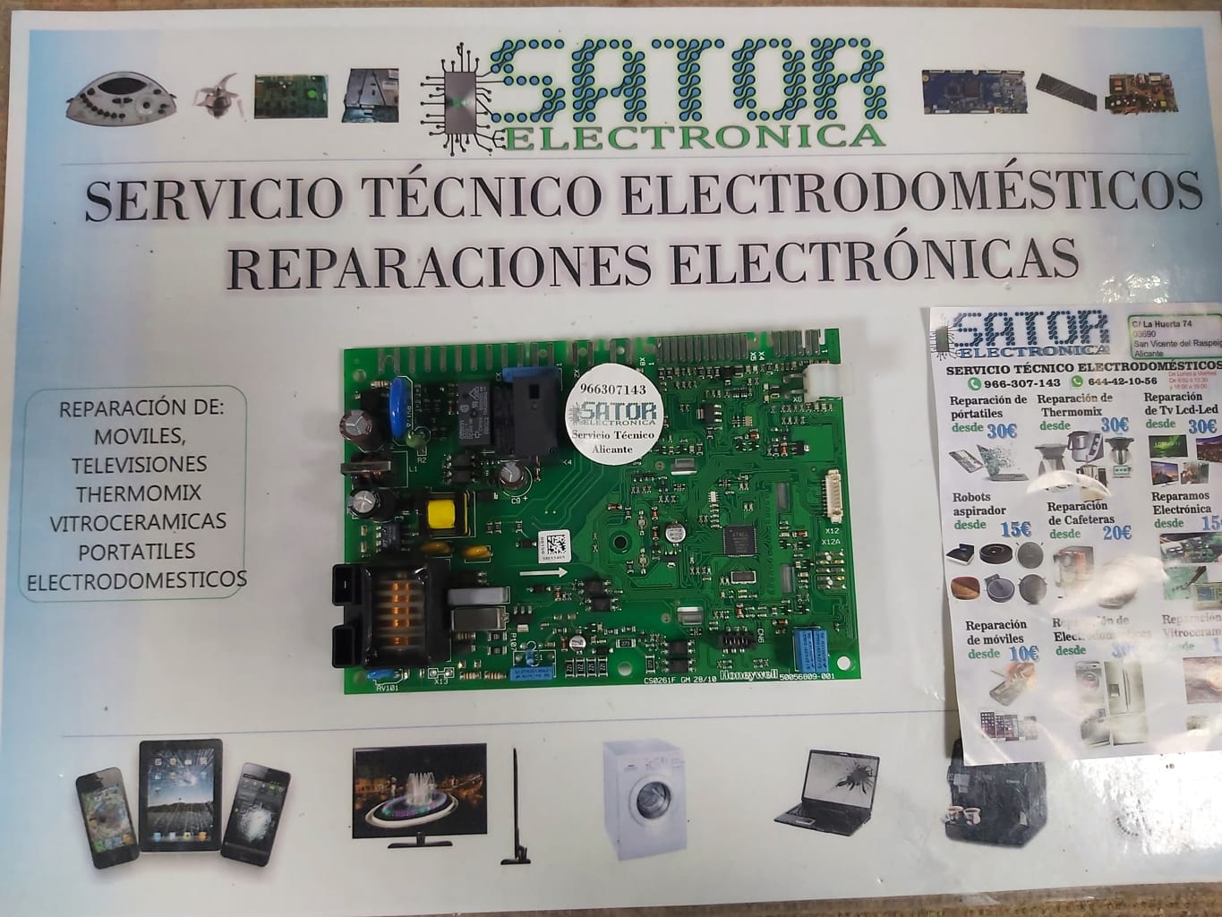 Reparar Circuito Honeywell Cs0261f Gm28-10