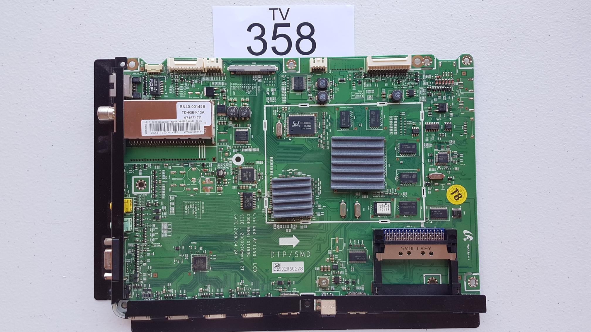 Placa Main Bn41-01190c (BN94-02658K) Sintonizador Bn40-00145b