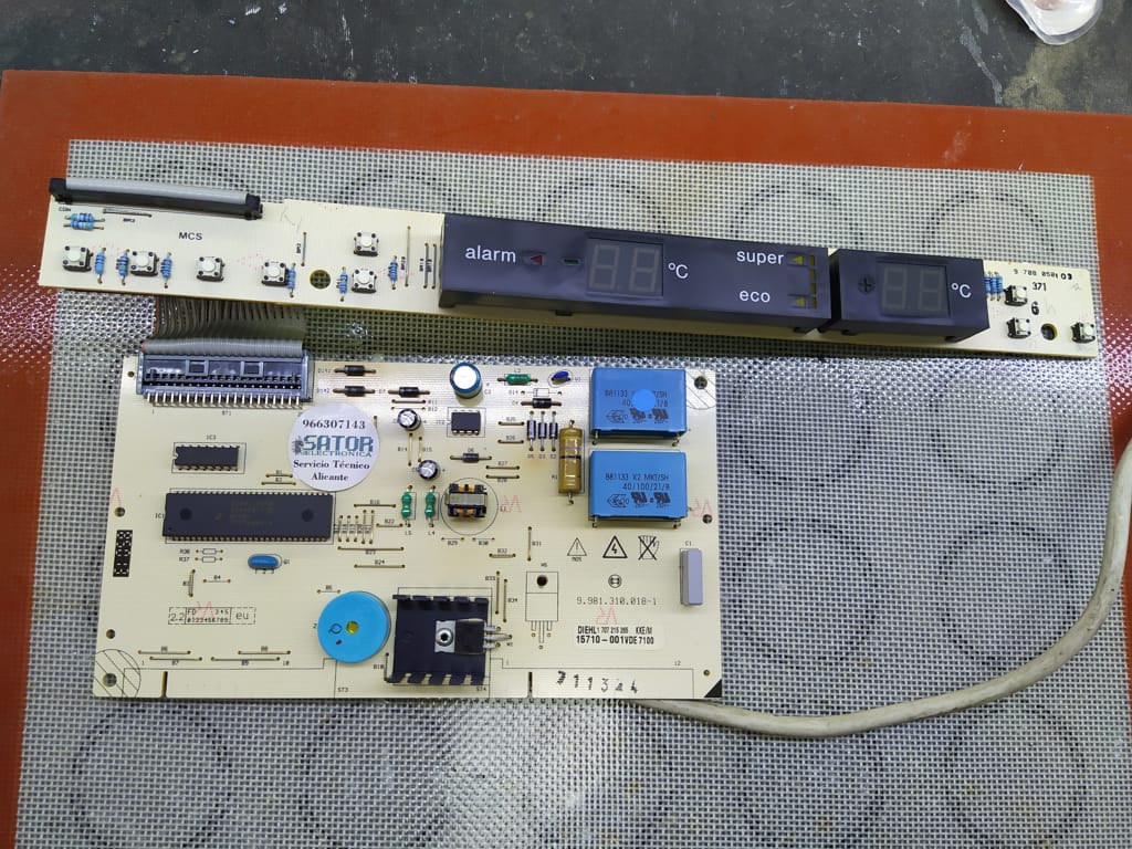 Reparar Placa Refrigerador Diehl 15710-001vde7100
