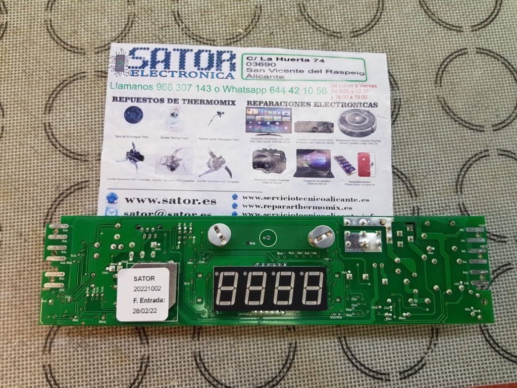 Reparar Modulo Horno 42830531 Hoover