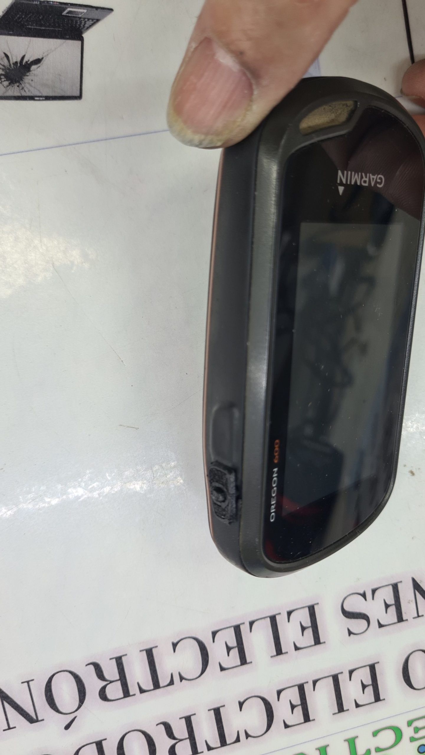 Botón Garmin Oregon 600