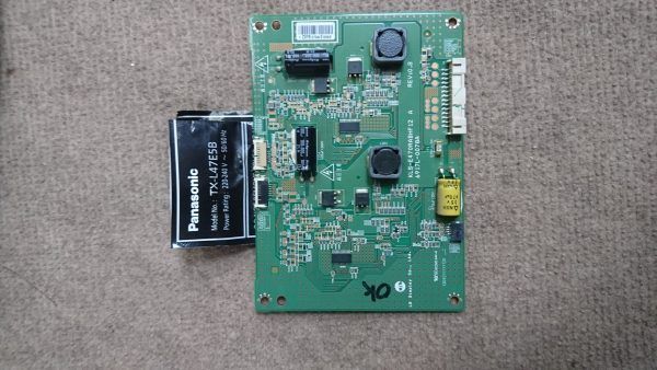 Placa Tcom Tv Panasonic Tx-L47e5b Kls-E470rabhf 12 A 6917l-0078a