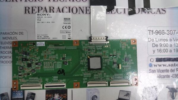 Placa T-Com P24683e2c0am9 013761 Kdl-40hx750 Para Tv Sony Kdl-40hx750