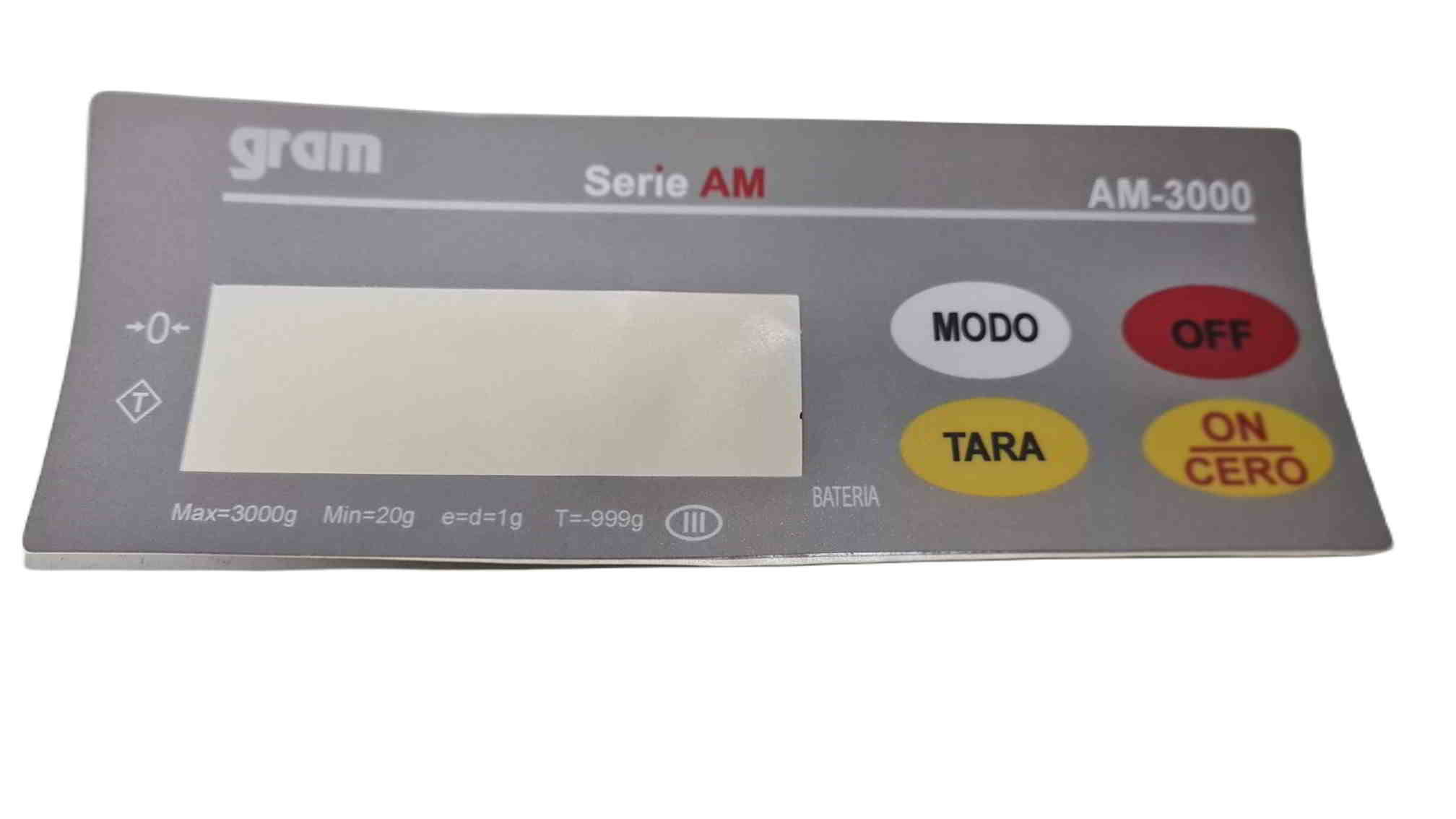 Adhesivo Del Teclado Para Balanza Gram Am-3000