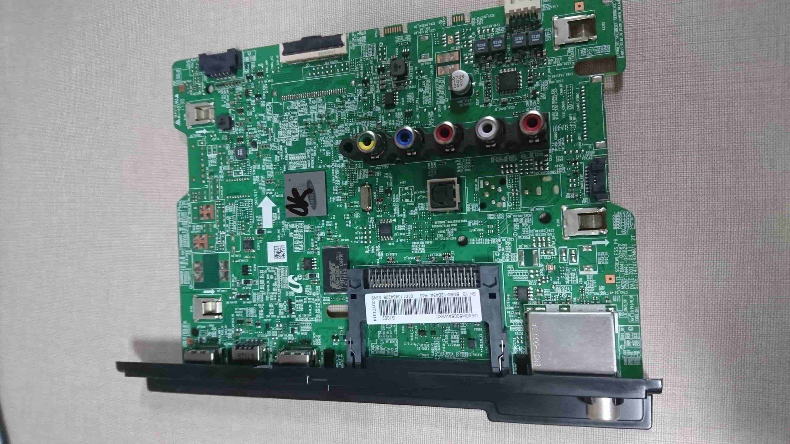 Main Board, Placa Main Bn41-02582 Y Sintonizador Bn37-00013a
