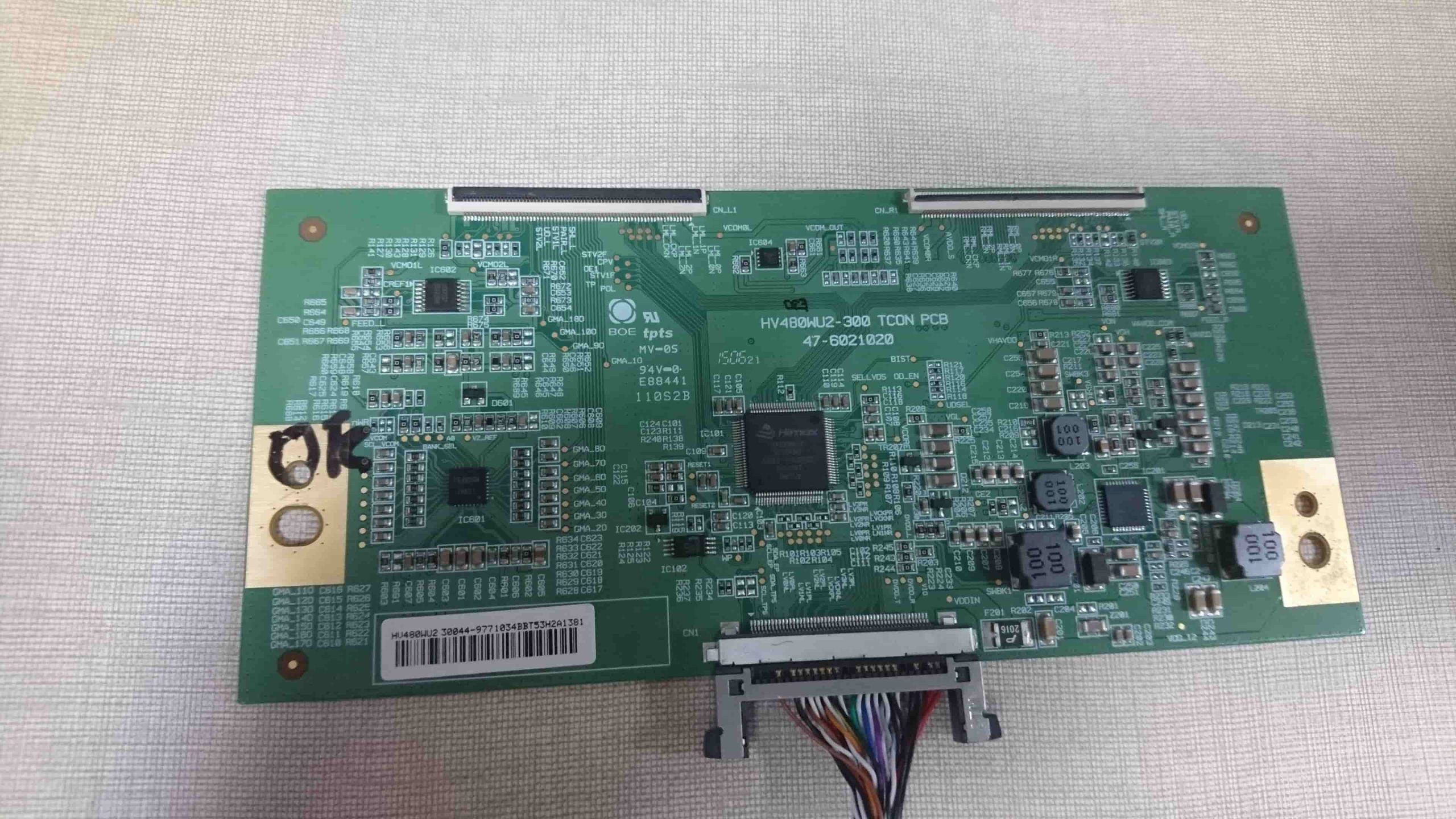 Placa T-Com HV480Wu2-300 TCON PCB