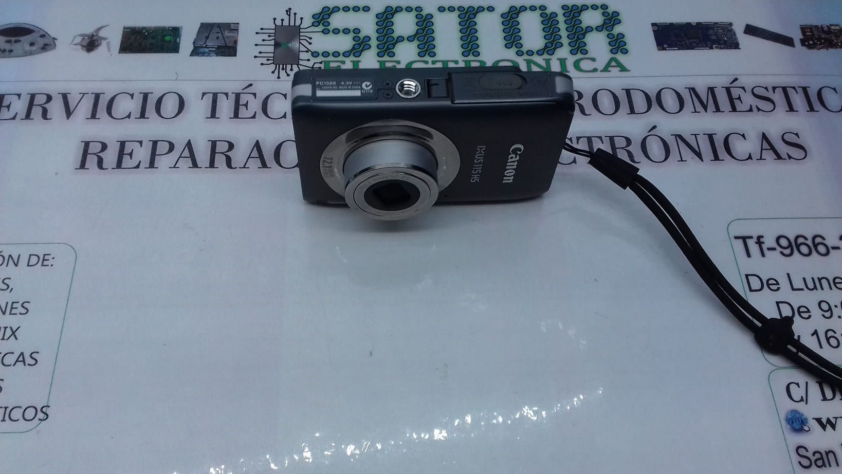 Camara de fotos Canon Isus 115hs