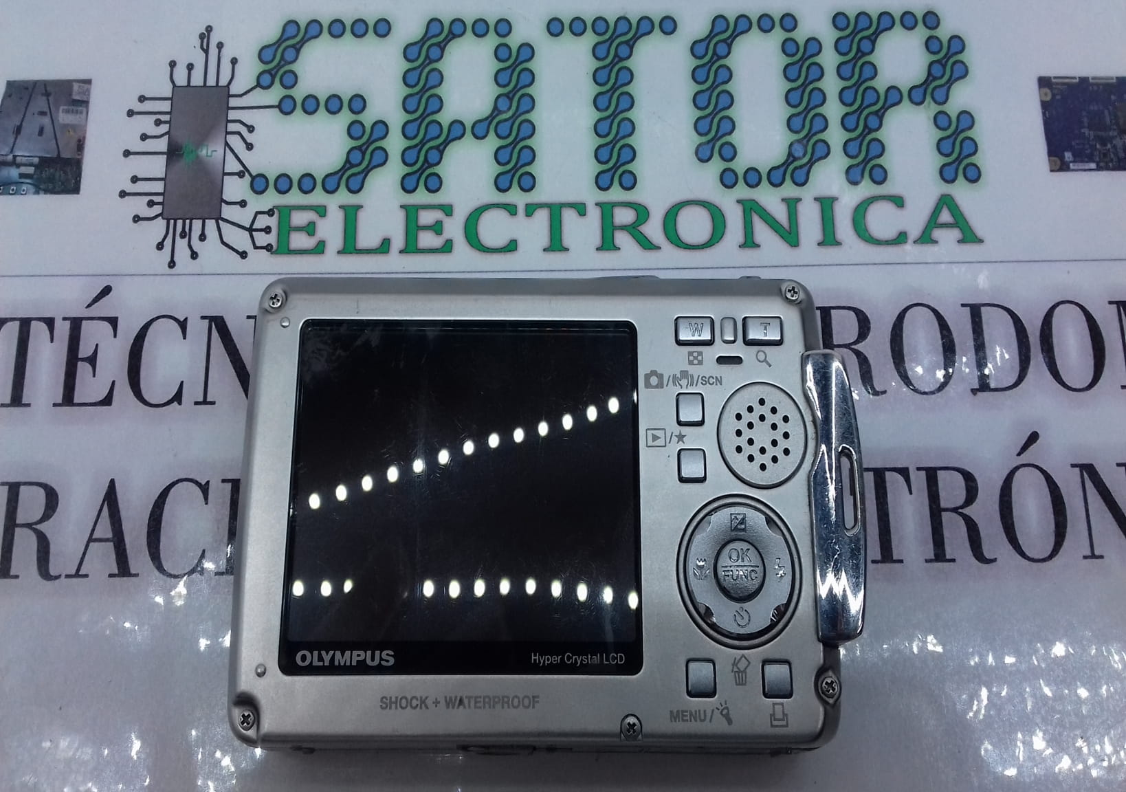 Olympus u770 trasera