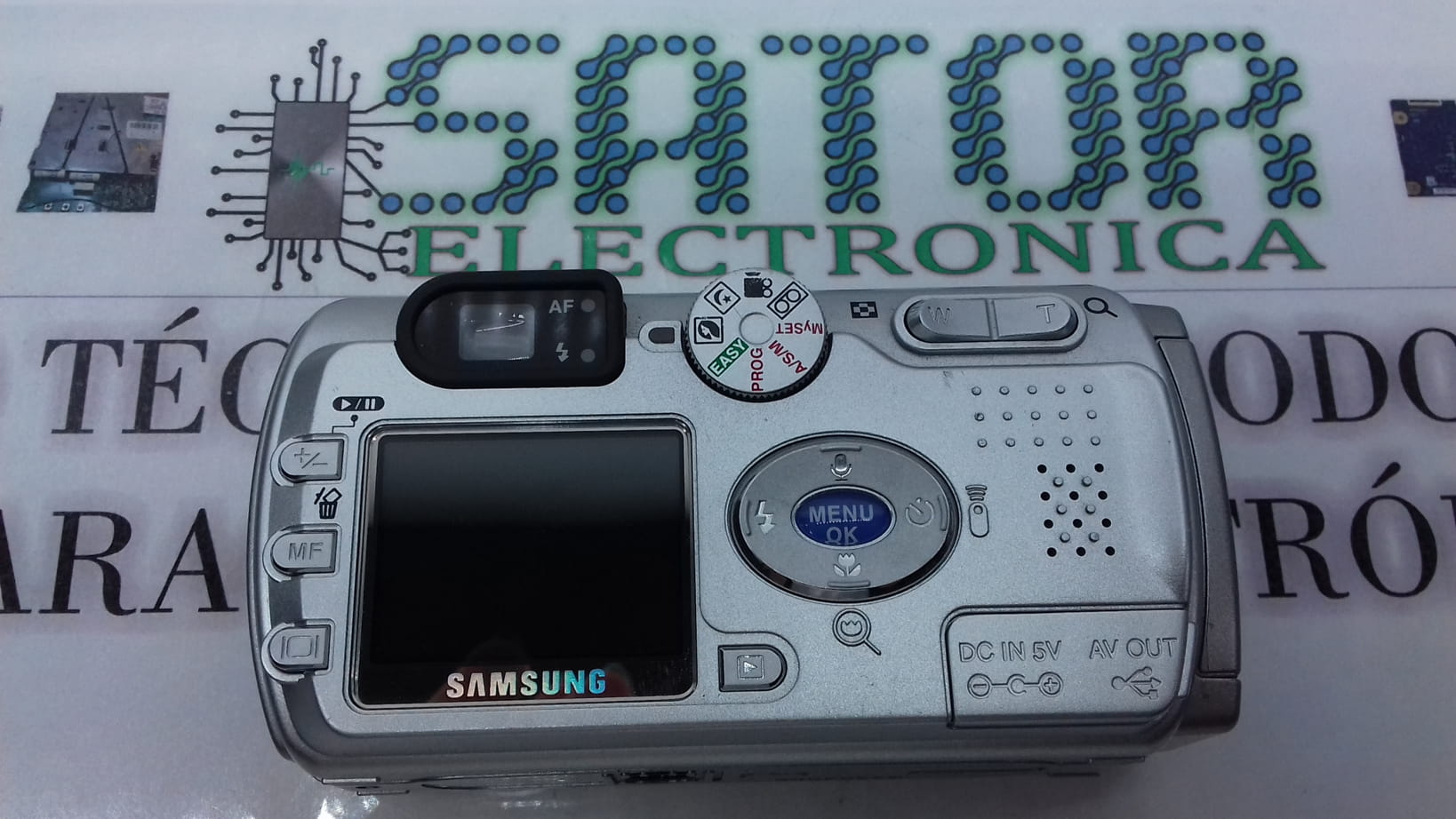 Samsung Digimax-V3 delantera