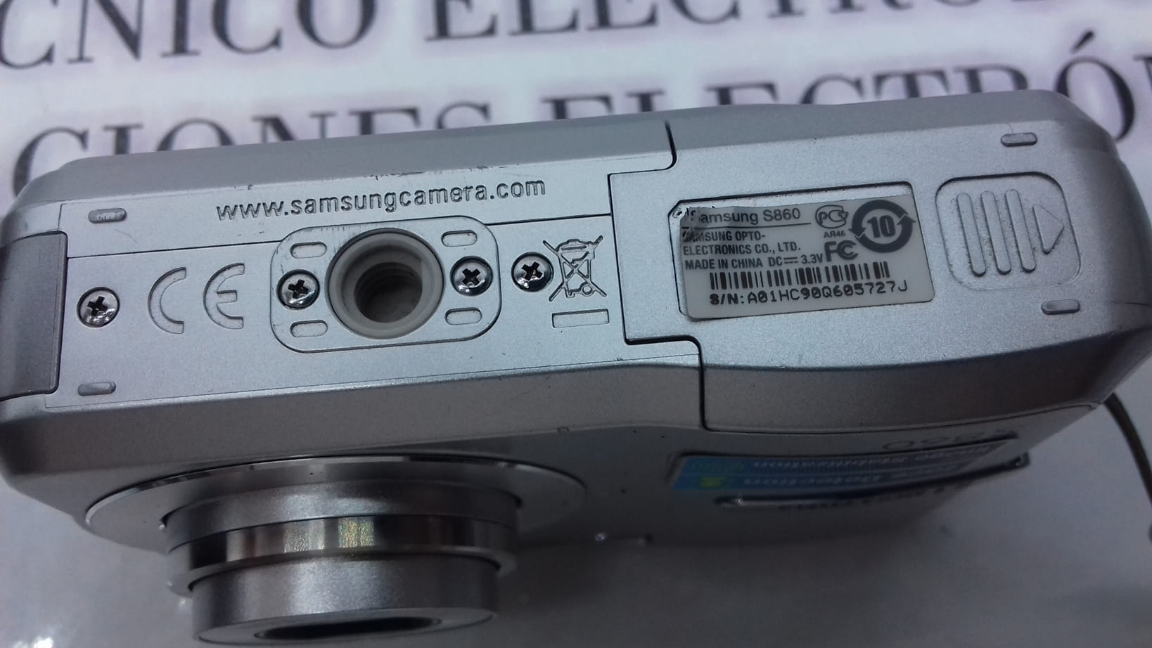 Samsung etiqueta S860