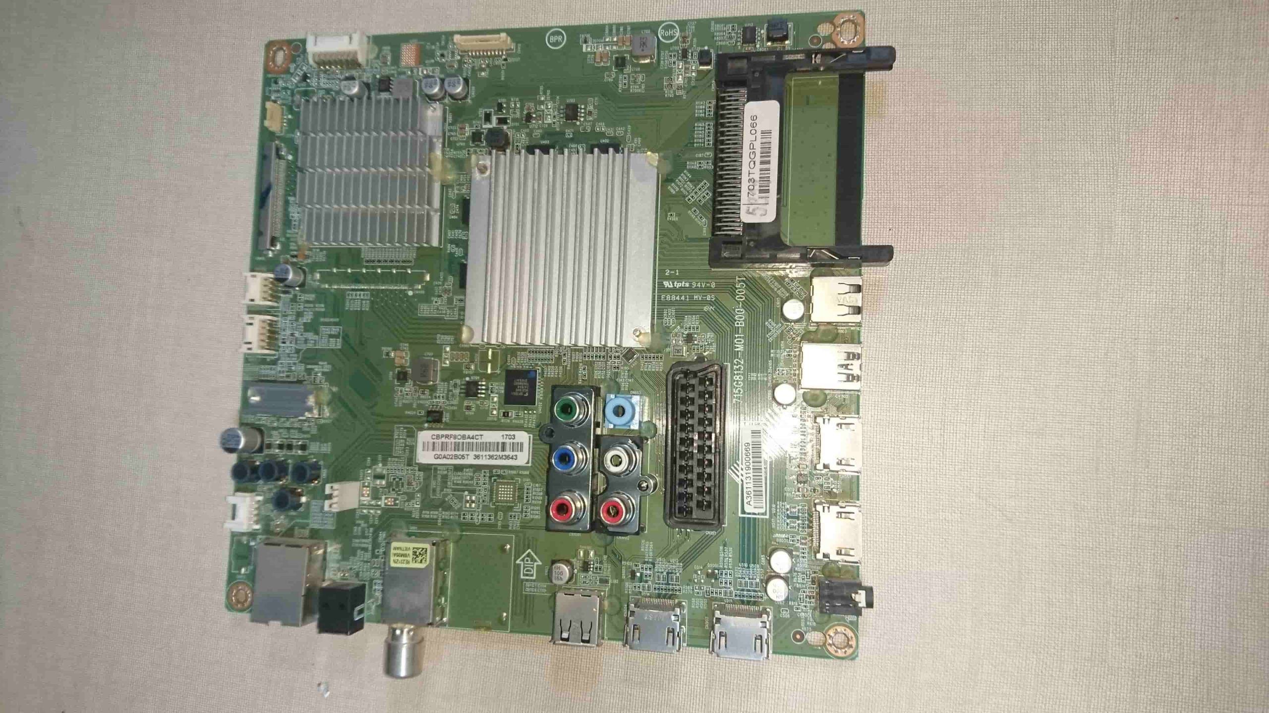 Main board, placa main 715g8132-mo1-b00-005t