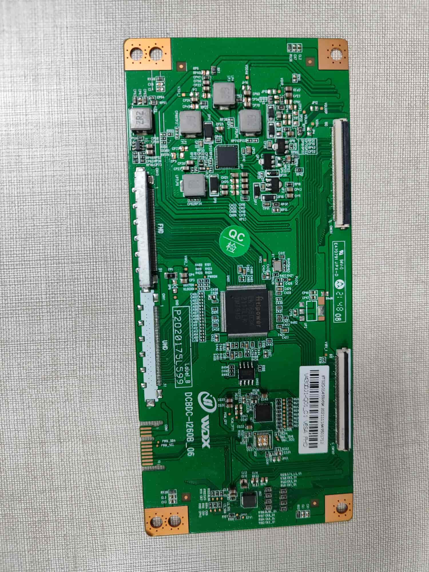 Circuito Electrónico o Placa T-Con v430dj1-q01_c1