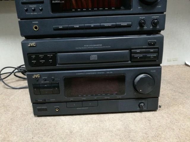 JVC COMPACT COMPONENT SYSTEM MX-50 abajo