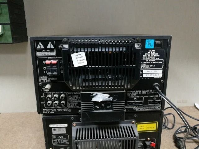 JVC COMPACT COMPONENT SYSTEM MX-50 trasera arriba