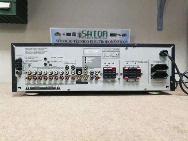 Kenwood Audio-Video Surround Reeceiver KRF-V6010 trasera