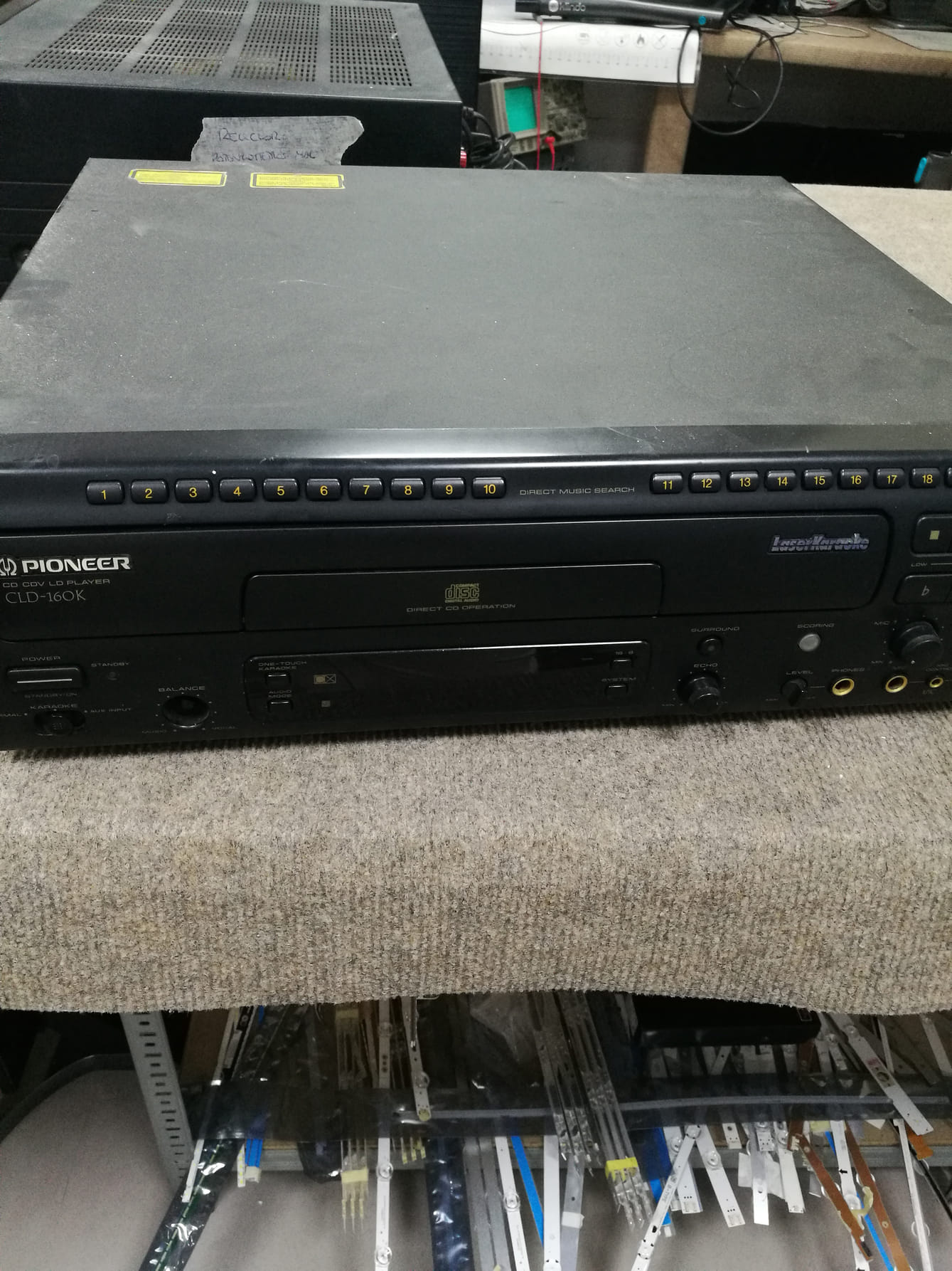 Pioneer cd CDV LD Player CLD-160K Averiado