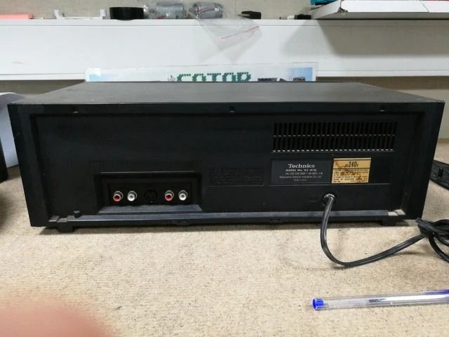 Technics Stereo Cassete Deck M10 trasera