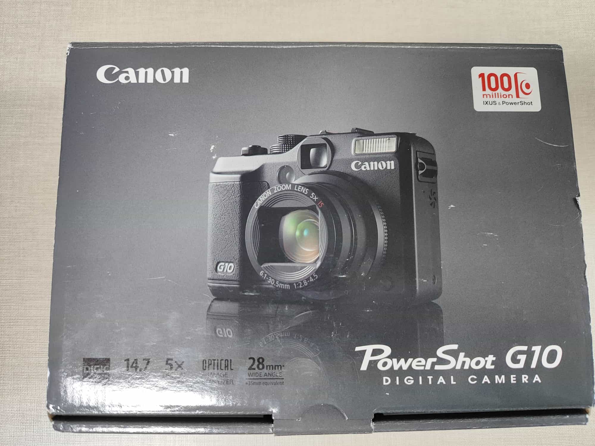 Caja Canon PowerShot G10