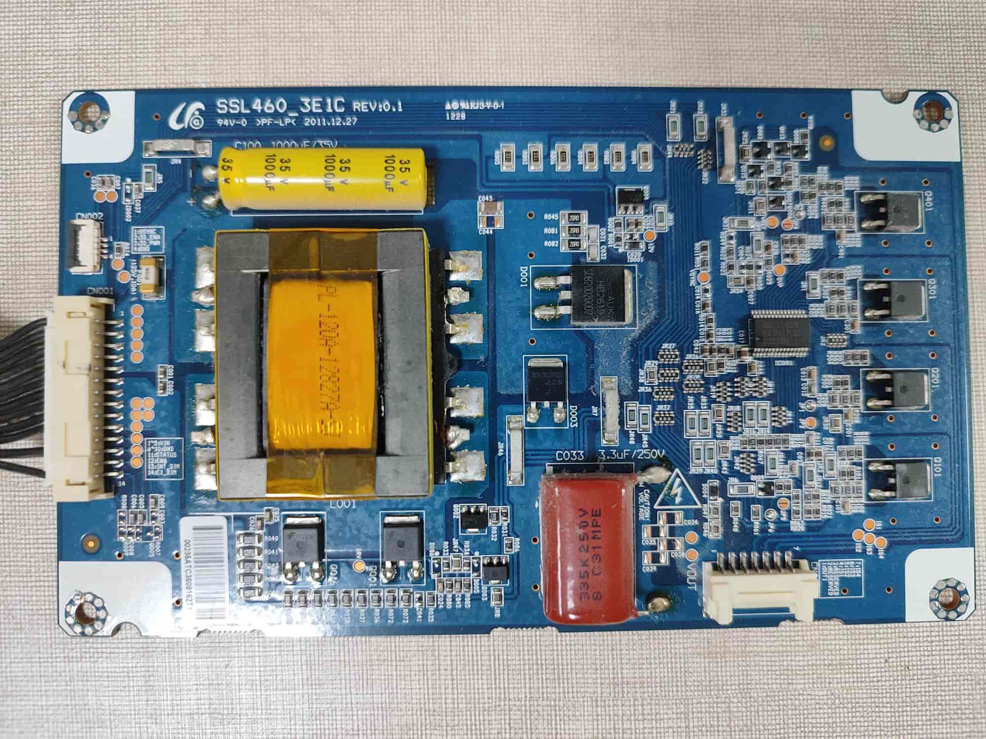 Circuito Electrónico o Placa T-Con SSL460_3E1C