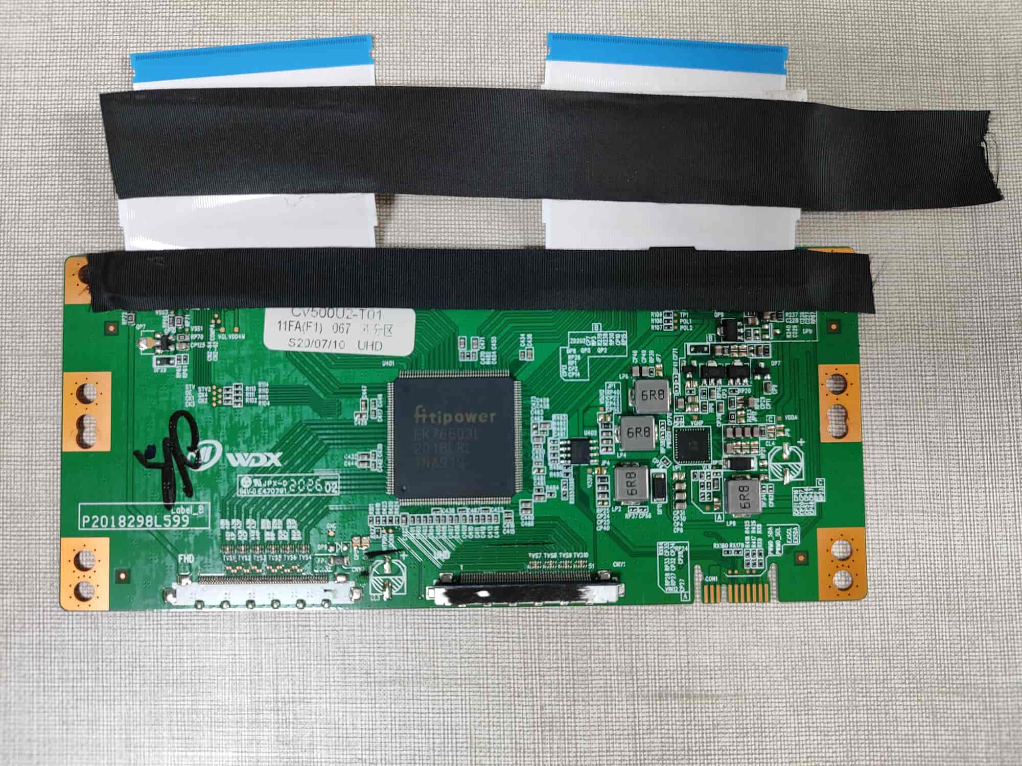 Circuito Electrónico o Placa T-Con DCBDM-X296A_01
