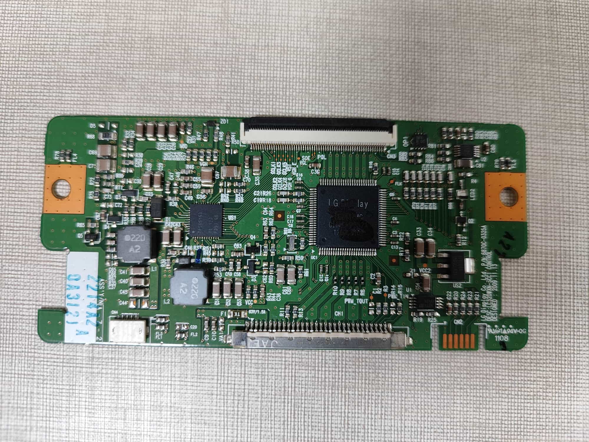 Circuito Electrónico o Placa T-Con 6870C-0325A