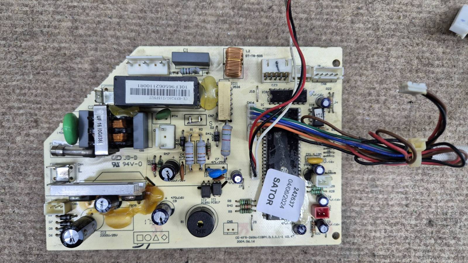 Reparar circuito CE-KFR-26GWI1BPY