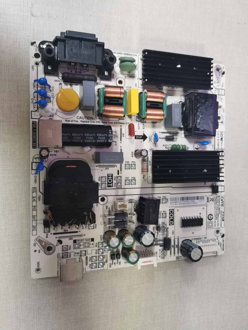 Fuente de alimentación PW.136W2.981 TV Vestel