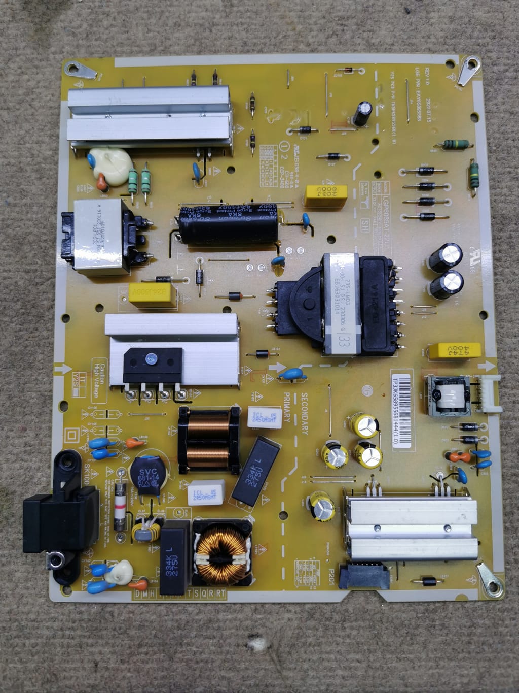 Placa de Alimentación LGP6065AT-22U1 para Televisores LG de 65"