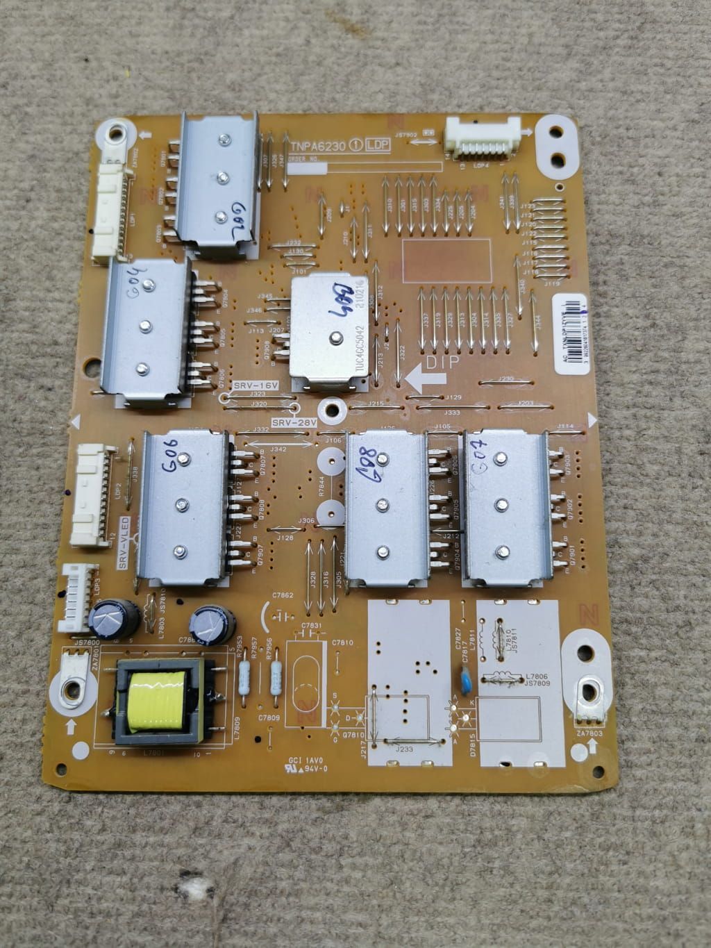 Placa LED Driver TNPA6230 1 LDP para Televisor Panasonic TX-40DX600E