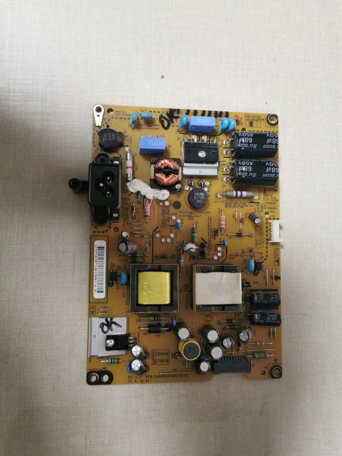 Fuente de Alimentación FUENTE-DE-ALIMENTACI-N-EAX65391401-TV-LG-32LF5800 LG para Televisor