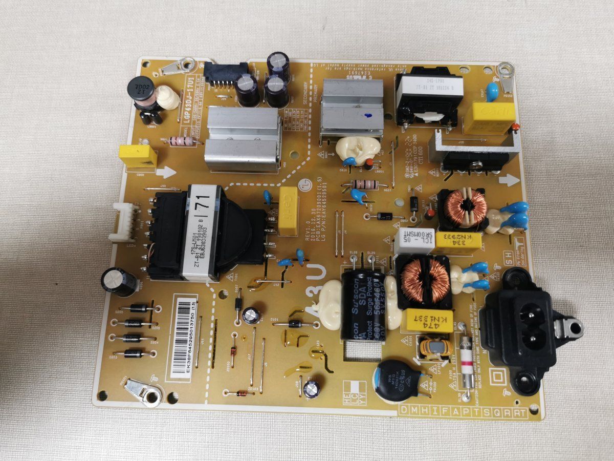 Fuente de Alimentación Fuente de Alimentacion LGP43DJ 17u1 para Tv Lg 43UK6300PLB para Televisor Lg